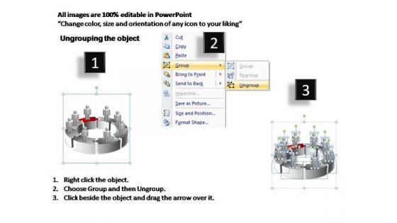 PowerPoint Slide Layout Success Circular Ppt Templates