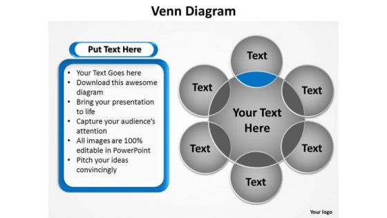 PowerPoint Slide Layout Success Venn Diagram Ppt Template