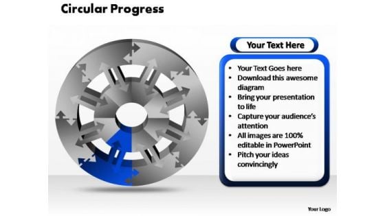 PowerPoint Slide Leadership Circular Ppt Presentation