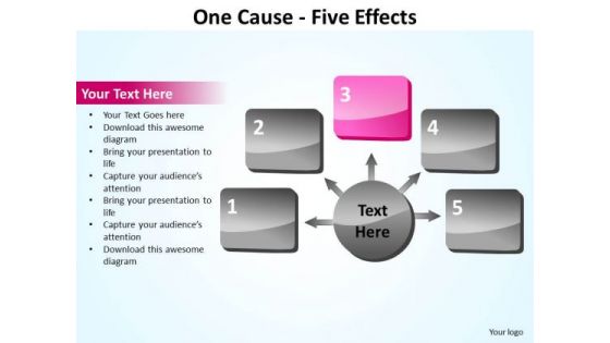 PowerPoint Slide Leadership Five Effects Ppt Theme