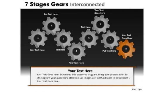 PowerPoint Slide Leadership Gears Ppt Process