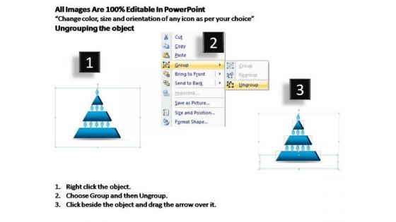 PowerPoint Slide Marketing Pyramidal Diagram Ppt Themes