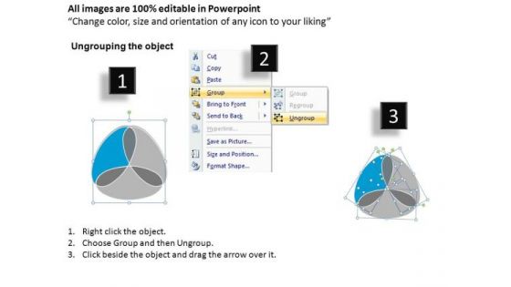 PowerPoint Slide Marketing Three Overlapping Ppt Themes