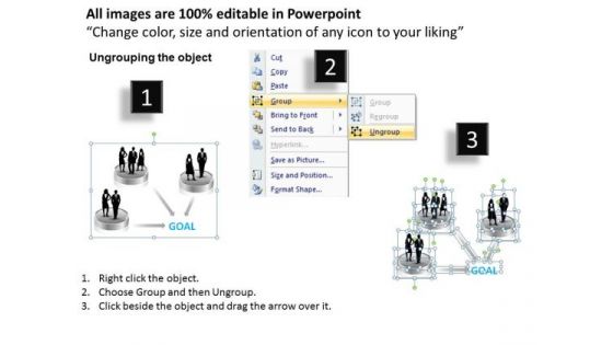 PowerPoint Slide Pedestal Platform Success Ppt Template