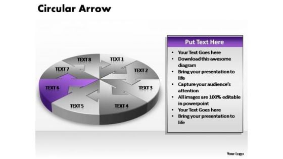 PowerPoint Slide Process Circular Arrow Ppt Design