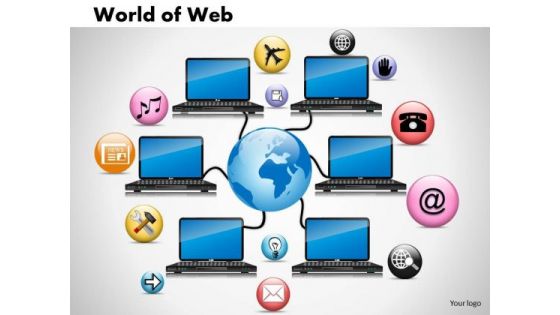 PowerPoint Slide Process World Of Web Ppt Design Slides