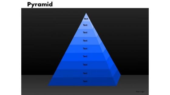 PowerPoint Slide Pyramid Marketing Ppt Slides