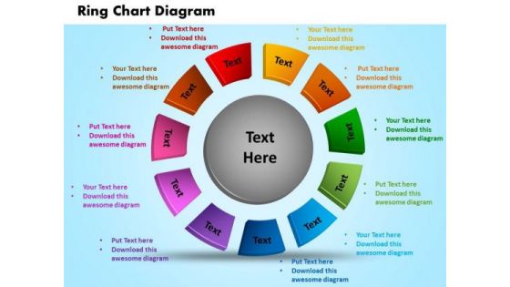 PowerPoint Slide Ring Chart Diagram Business Ppt Templates