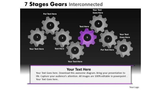 PowerPoint Slide Sales Gears Ppt Layout