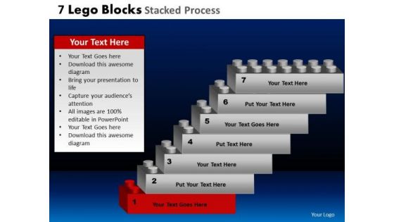 PowerPoint Slide Sales Lego Blocks Ppt Layout