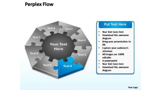 PowerPoint Slide Sales Perplex Flow Ppt Designs