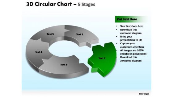 PowerPoint Slide Strategy Circular Chart Ppt Backgrounds