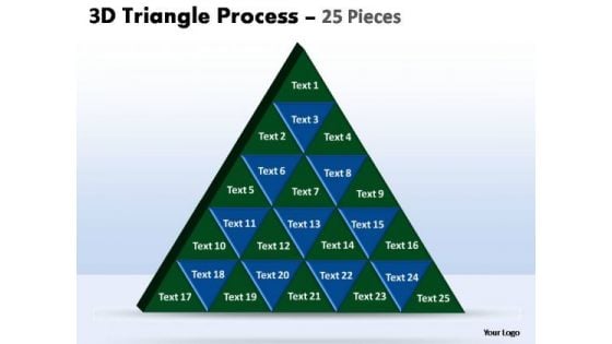 PowerPoint Slide Strategy Triangle Process Ppt Slides