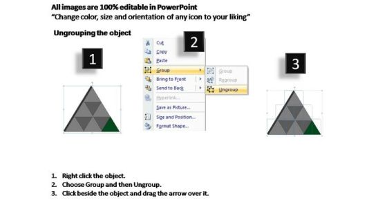 PowerPoint Slide Strategy Triangle Process Ppt Template Slide02