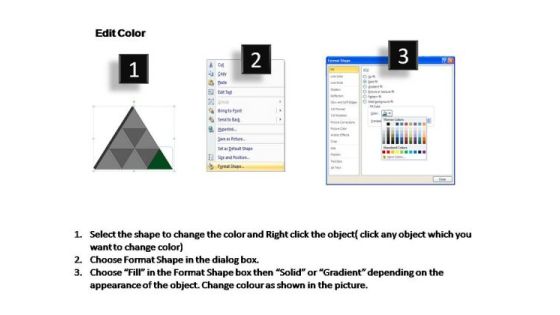 PowerPoint Slide Strategy Triangle Process Ppt Template Slide03