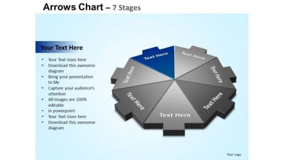 PowerPoint Slide Success Arrows Chart Ppt Backgrounds