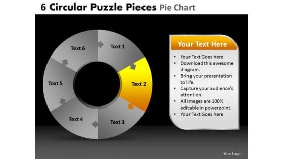 PowerPoint Slide Success Circular Puzzle Ppt Slides