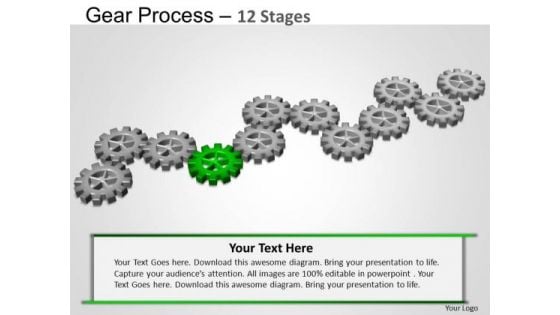 PowerPoint Slide Success Gears Process Ppt Design