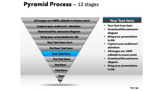 PowerPoint Slide Success Pyramid Process Ppt Presentation
