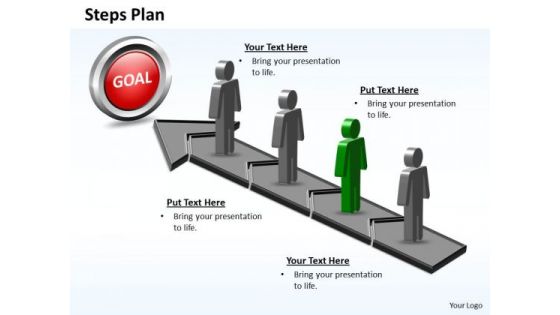 PowerPoint Slide Success Steps Plan 4 Stages Style 5 Ppt Presentation