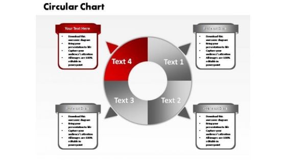 PowerPoint Slide Teamwork Four Circular Ppt Designs