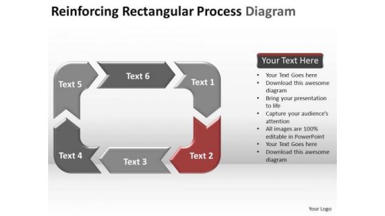 PowerPoint Slide Teamwork Reinforcing Process Ppt Design Slides