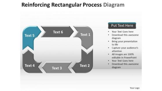 PowerPoint Slide Teamwork Reinforcing Process Ppt Theme