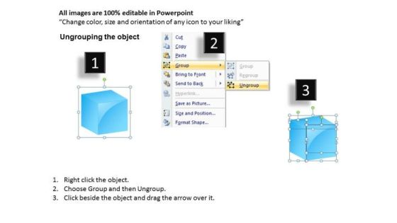 PowerPoint Slide With Bottom Layer Of Cube Slide02
