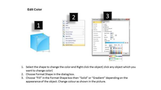 PowerPoint Slide With Bottom Layer Of Cube Slide03