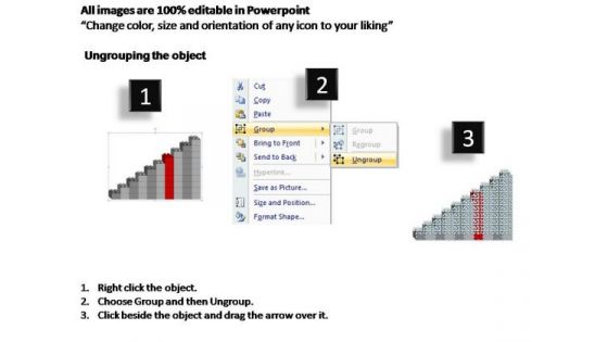 PowerPoint Slidelayout Chart Lego Blocks Ppt Slides
