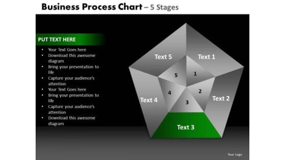 PowerPoint Slidelayout Chart Quadrant Diagram Ppt Slide