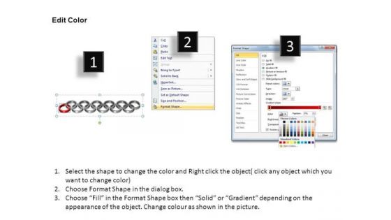 PowerPoint Slidelayout Chart Rings Ppt Slides
