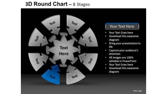 PowerPoint Slidelayout Chart Round Chart Ppt Layouts