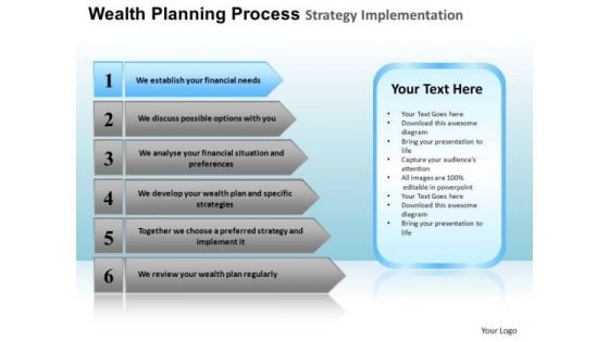 PowerPoint Slidelayout Chart Wealth Planning Ppt Theme