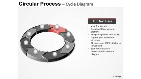 PowerPoint Slidelayout Company Circular Process Ppt Theme