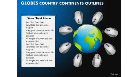 PowerPoint Slidelayout Company Globes Country Ppt Design