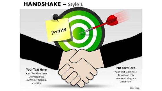 PowerPoint Slidelayout Company Handshake Ppt Process