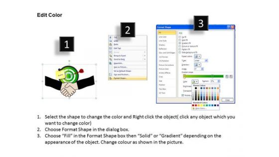 PowerPoint Slidelayout Company Handshake Ppt Process