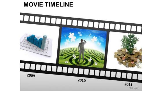 PowerPoint Slidelayout Company Movie Timeline Ppt Slide Designs