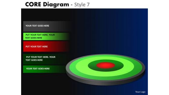 PowerPoint Slidelayout Corporate Designs Core Diagram Ppt Slide