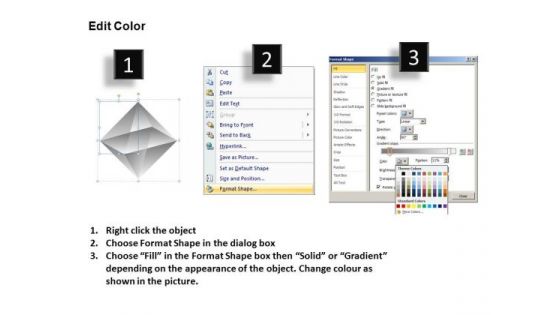 PowerPoint Slidelayout Corporate Leadership Triangles Ppt Templates