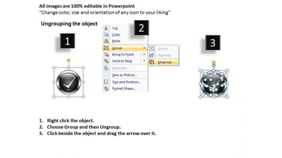 PowerPoint Slidelayout Corporate Strategy Buttons Icons Ppt Slide