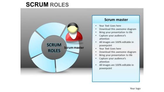 PowerPoint Slidelayout Corporate Teamwork Scrum Process Ppt Design