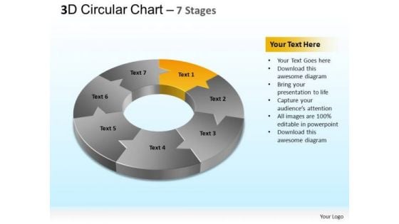 PowerPoint Slidelayout Diagram Circular Chart Ppt Backgrounds