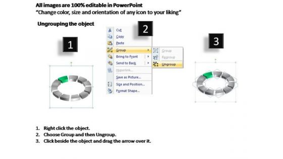 PowerPoint Slidelayout Diagram Ring Process Ppt Presentation Designs