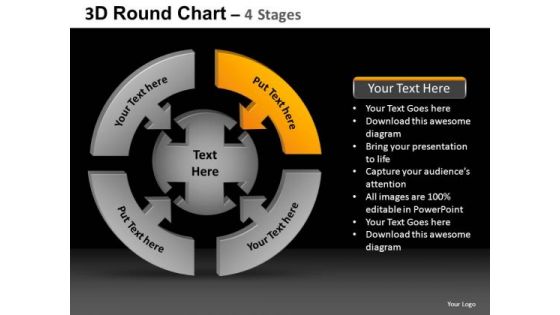 PowerPoint Slidelayout Diagram Round Chart Ppt Design Slides