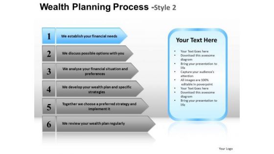 PowerPoint Slidelayout Diagram Wealth Planning Ppt Slidelayout