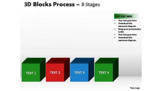 PowerPoint Slidelayout Download Blocks Process Ppt Slide