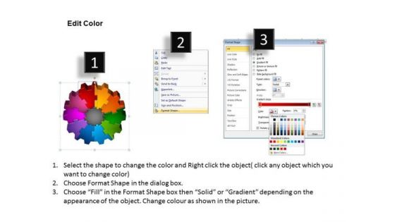 PowerPoint Slidelayout Download Gear Process Ppt Design