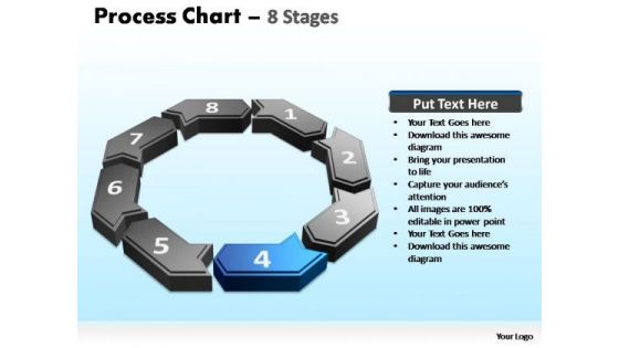 PowerPoint Slidelayout Editable Process Chart Ppt Themes